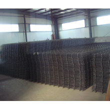 Panel de malla de alambre recocido negro reforzado